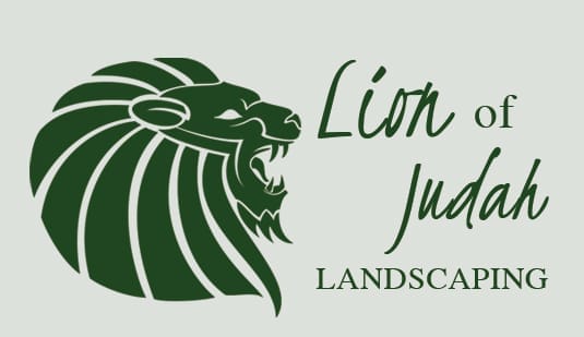 The logo for lion of judah landscaping.